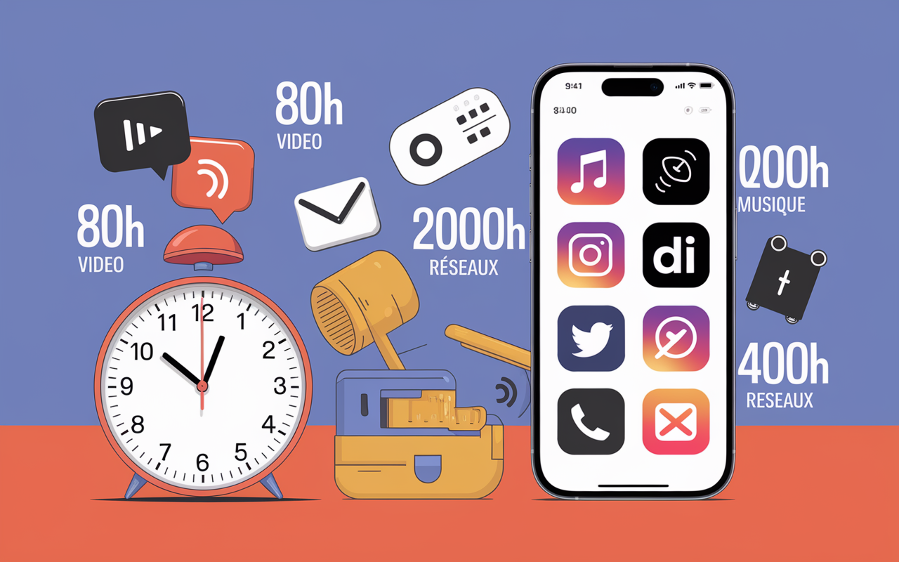 250 Go d'internet mobile durée usages quotidiens