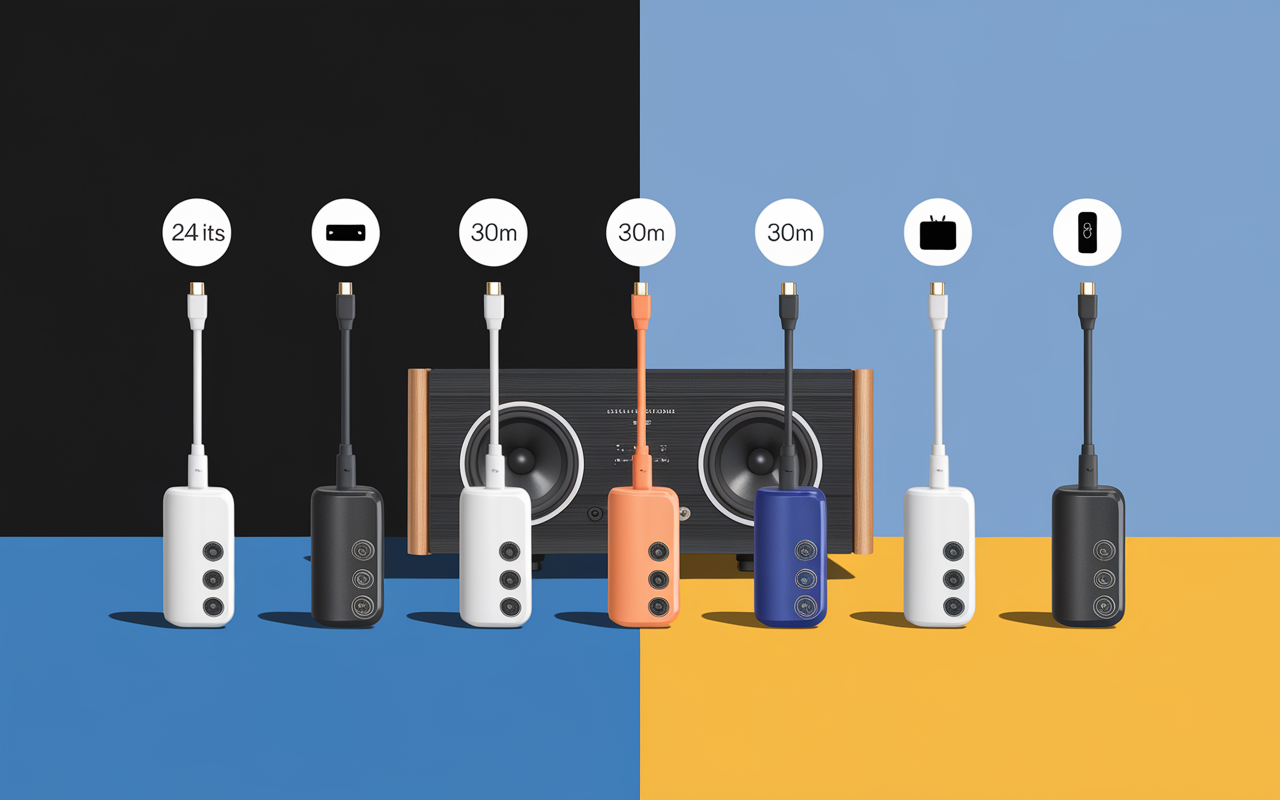 Tableau comparatif adaptateurs Bluetooth pour ampli hi-fi