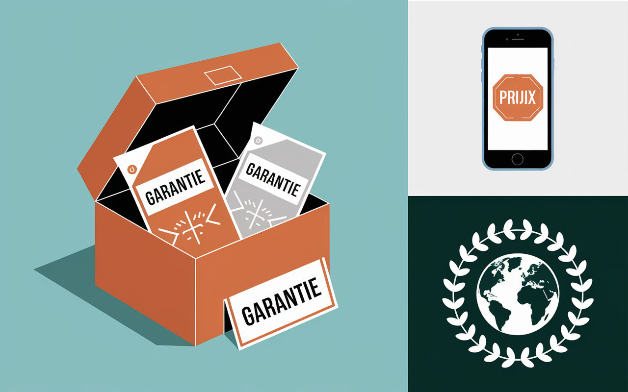 Visuels avantages iPhone reconditionné prix garantie écologie