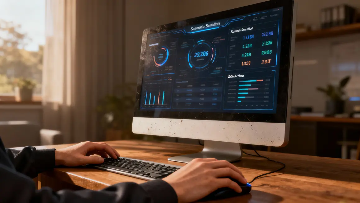 Dashboard interactif veille tech simulateur