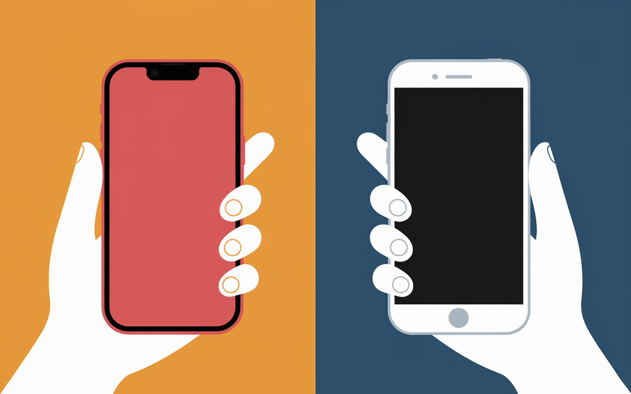 Design comparé iPhone XR et XS reconditionnés