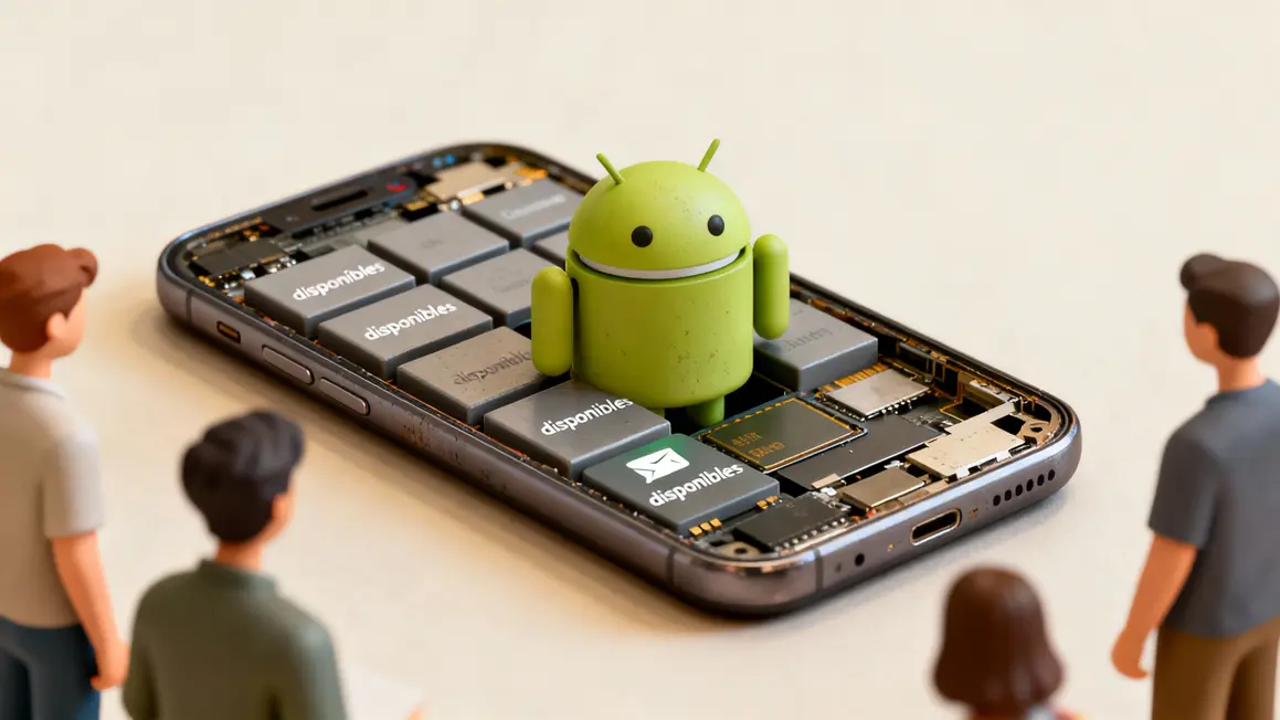 Blocs mémoire SMS supprimé Android vue schématique