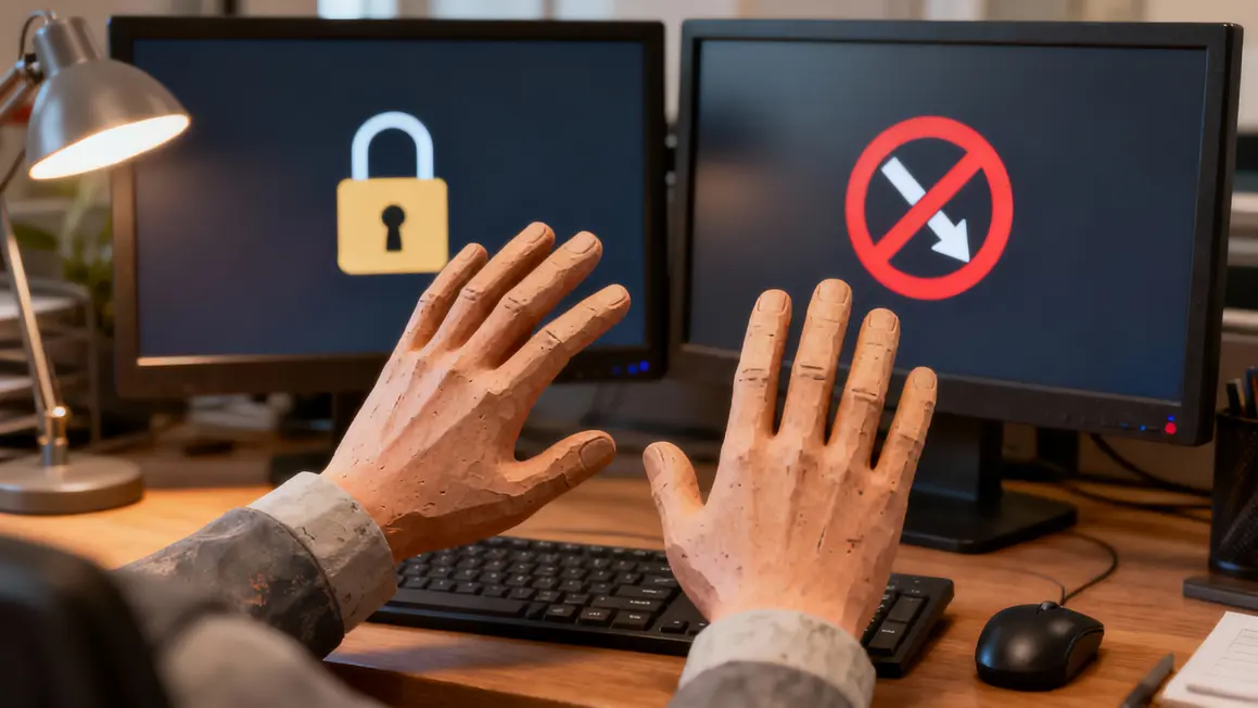 mains ecran icone cadenas copie coller bloque microsoft 365