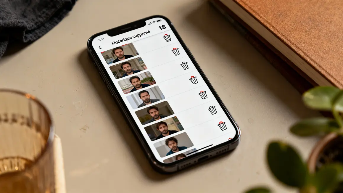 suppression historique youtube smartphone confidentialite