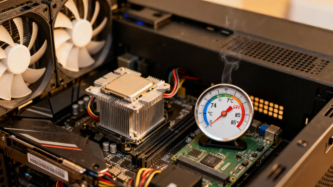 surchauffe gpu cpu ecran noir