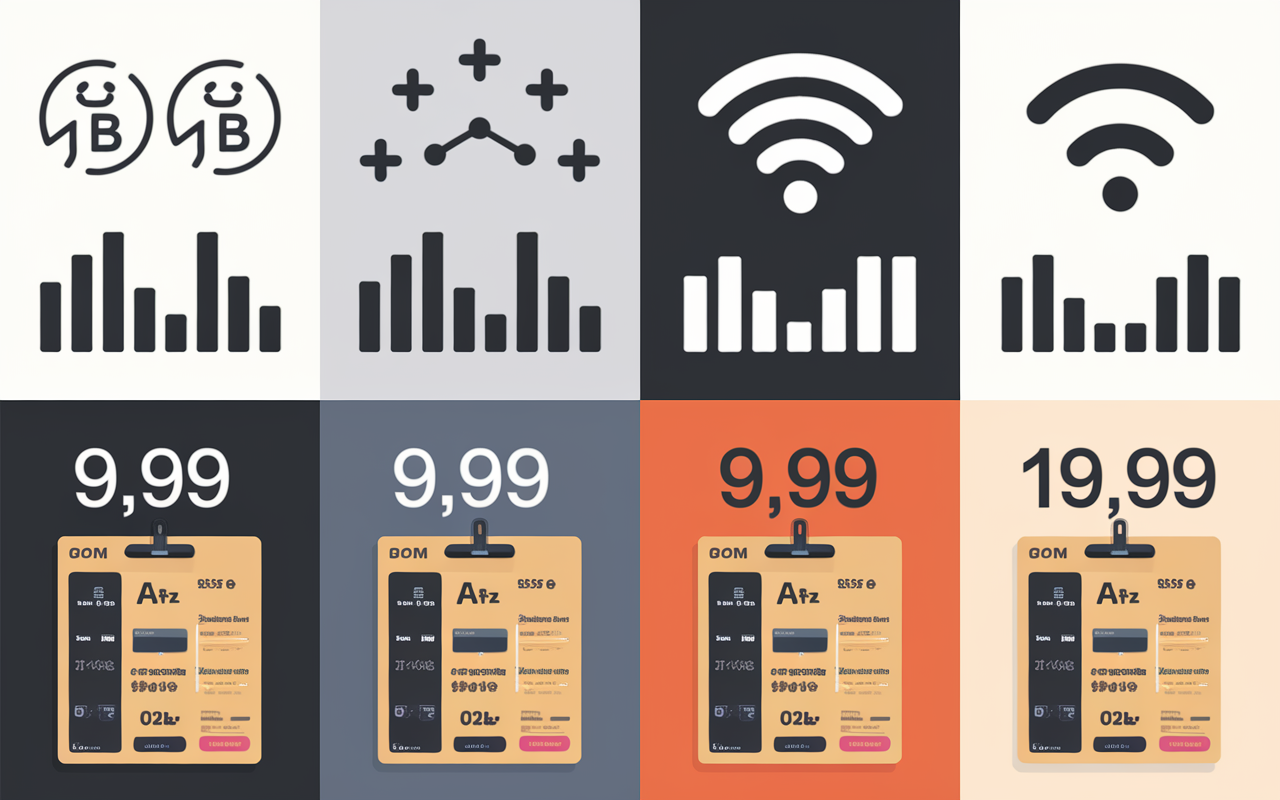 Tableau synthese forfait Sosh Free mobile fibre prix data