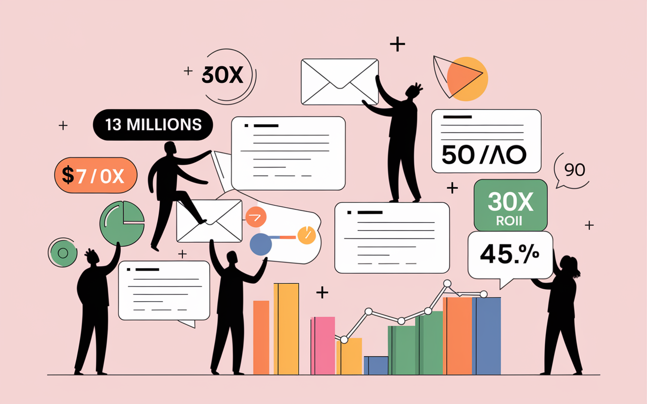 fonctionnalités mailchimp chiffres