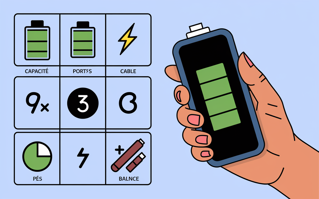 main tenant batterie externe comparatif guide criteres