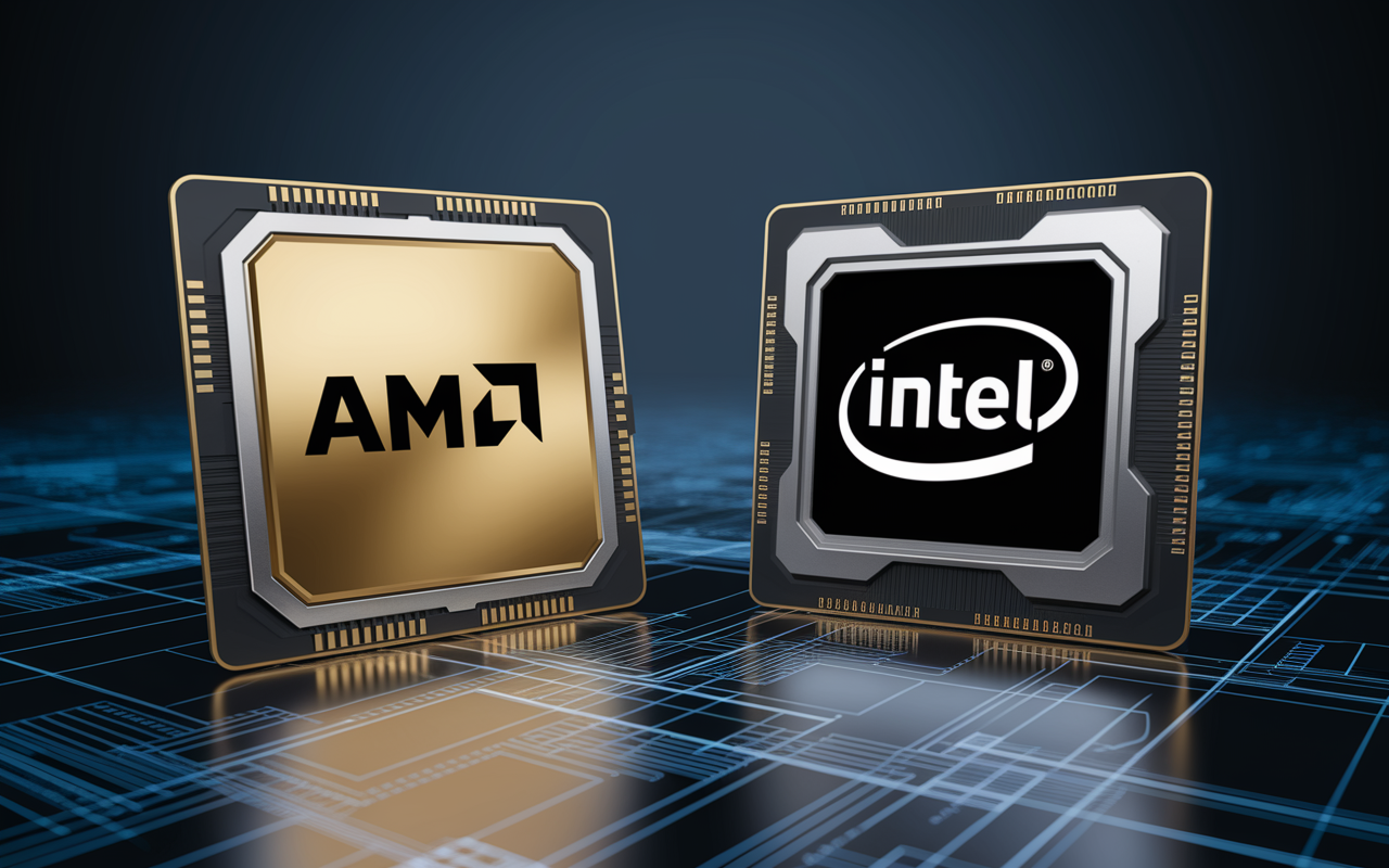 carte mère comparatif amd intel moderne