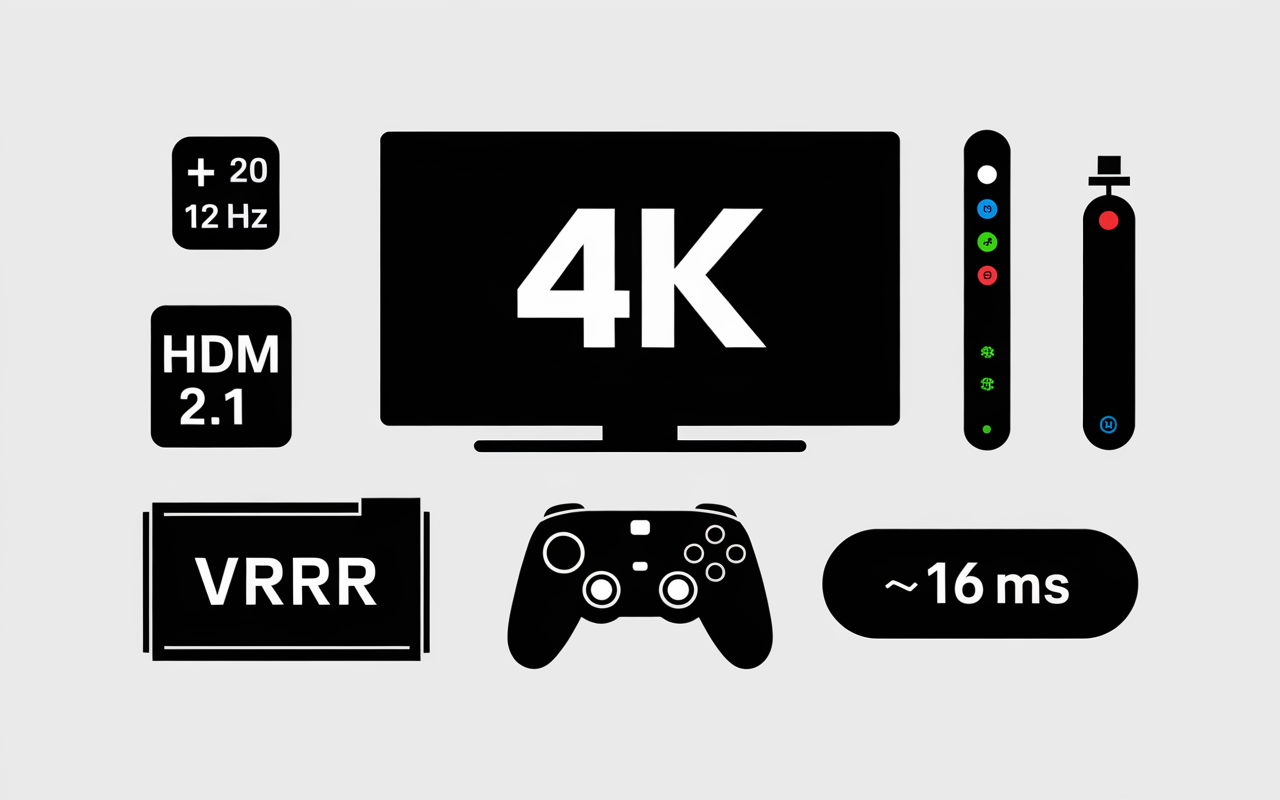 schéma critères meilleur télé pour ps5