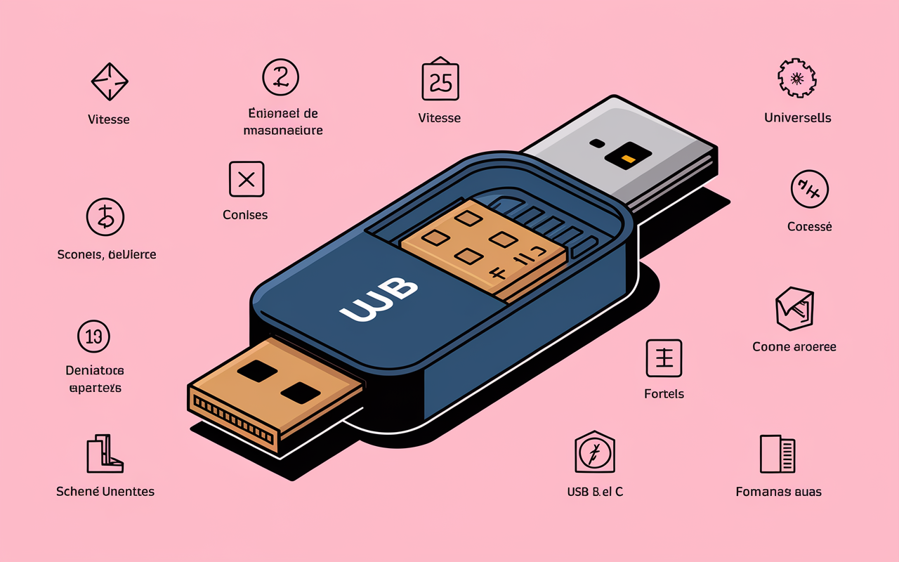 meilleure cle usb 2026 schema technique criteres