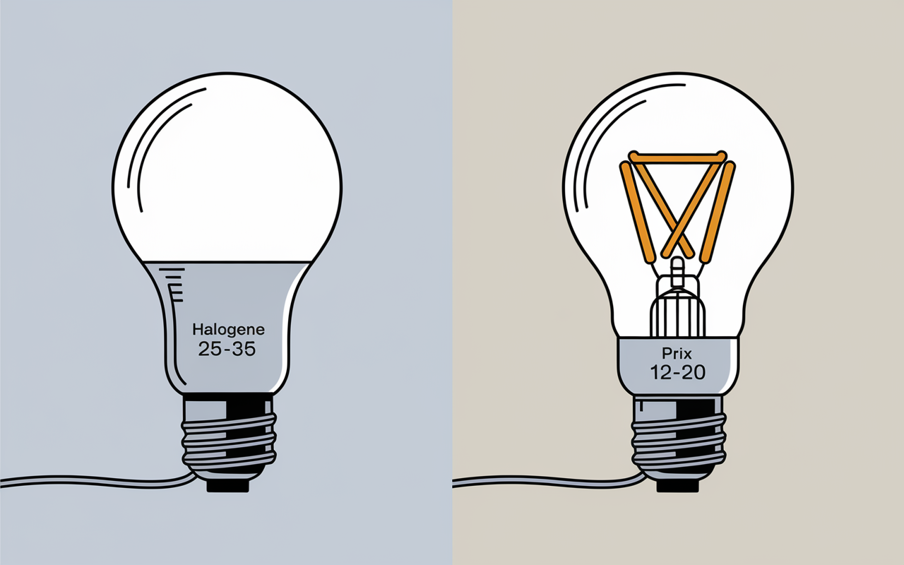 phare antibrouillard led halogene comparaison