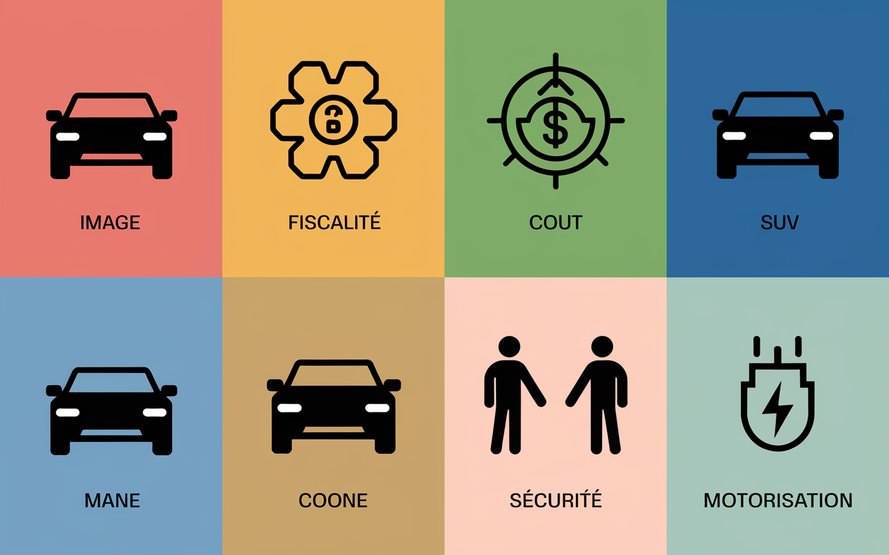 quelle voiture de fonction pour cadre tableau comparaison decision