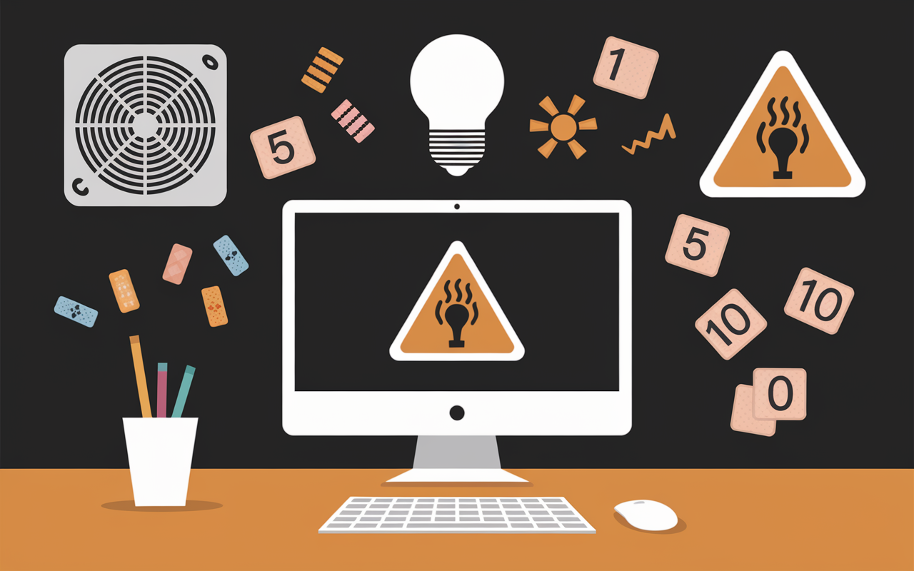illustration symptomes tester alimentation pc