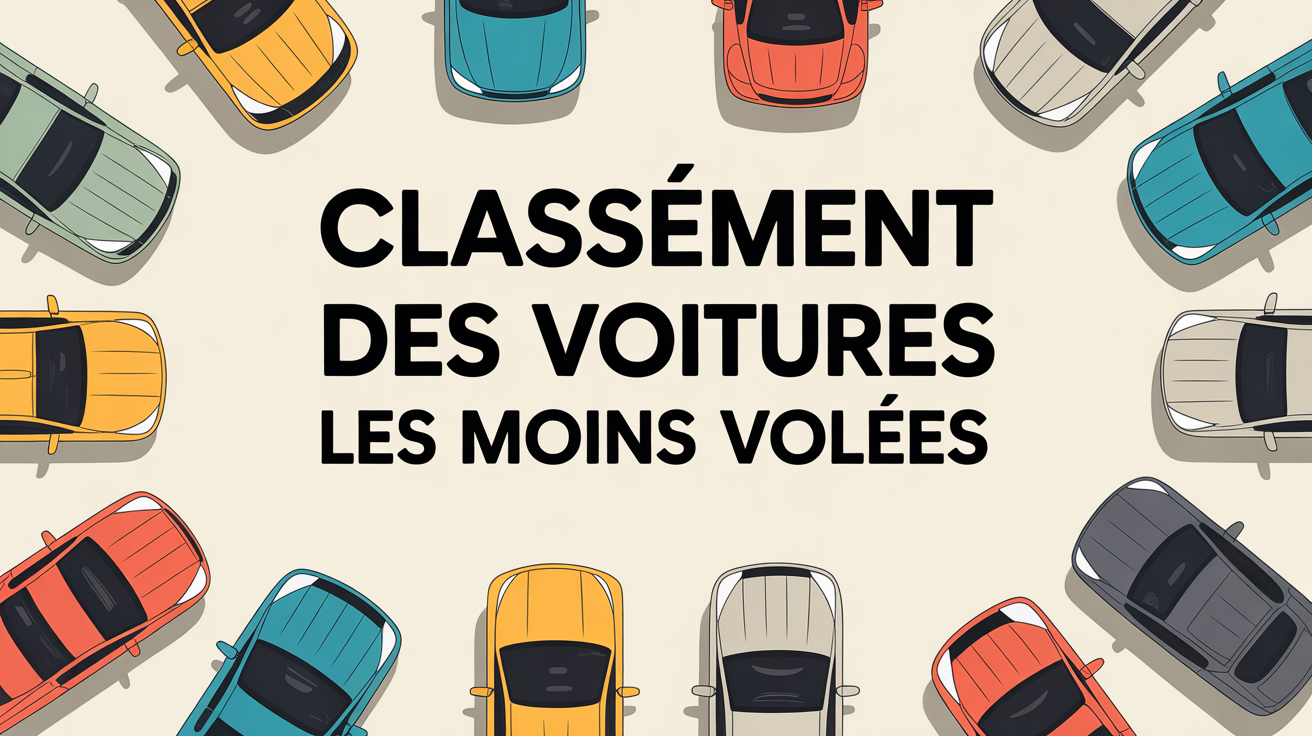 vue parking avec voitures les moins volees en france