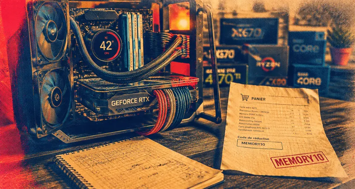 Code promo Memory PC pour PC gamer, code MEMORY10