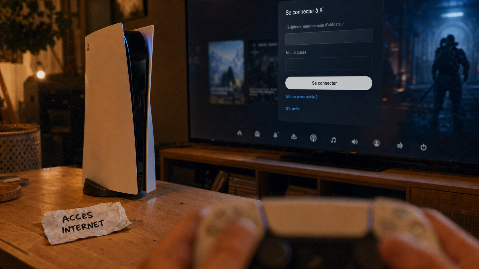 Comment aller sur internet avec la PS5 : navigateur caché