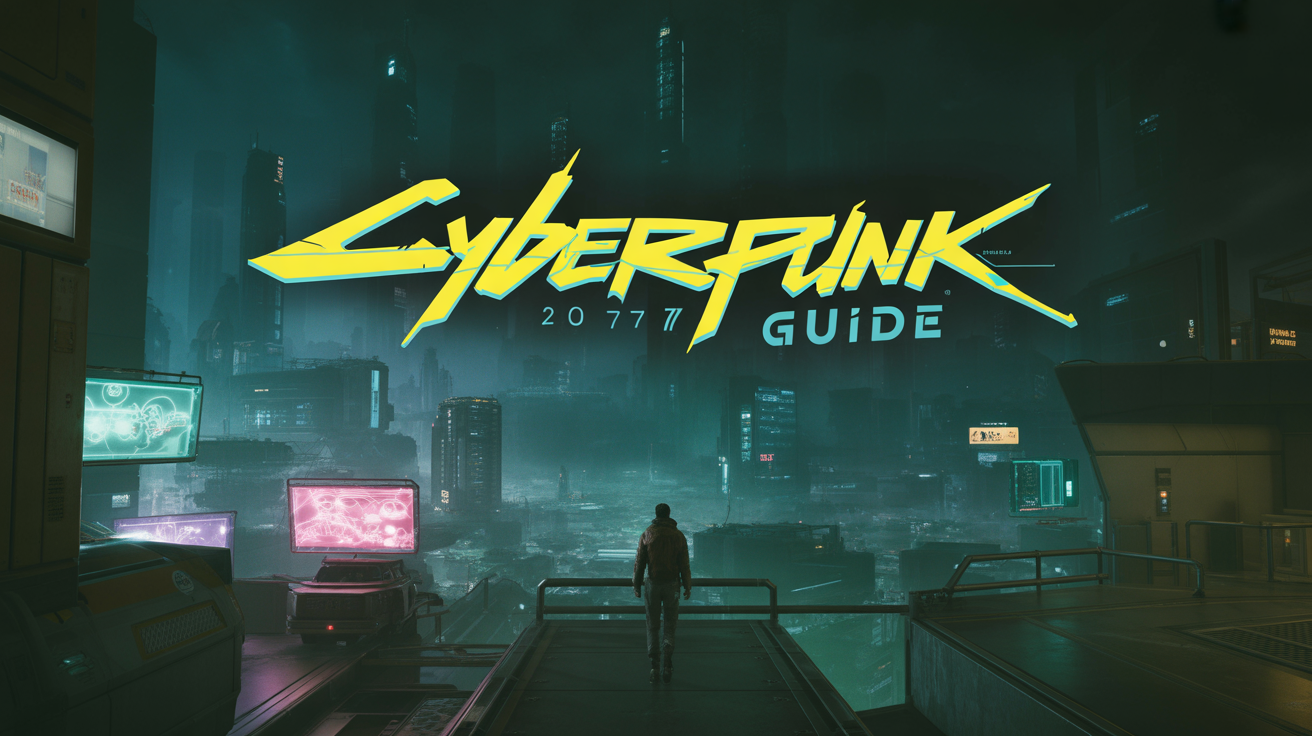 cyberpunk 2077 soluce illustration megaville cyberpunk nuit