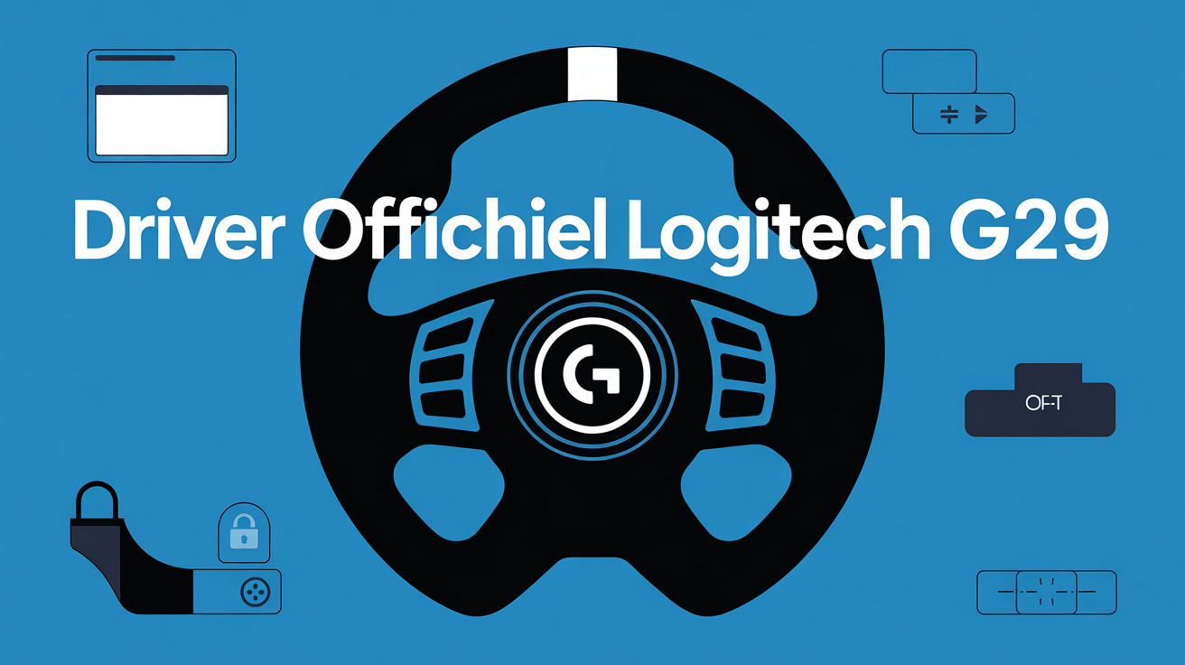 g29 logitech drivers volant de course illustration securite