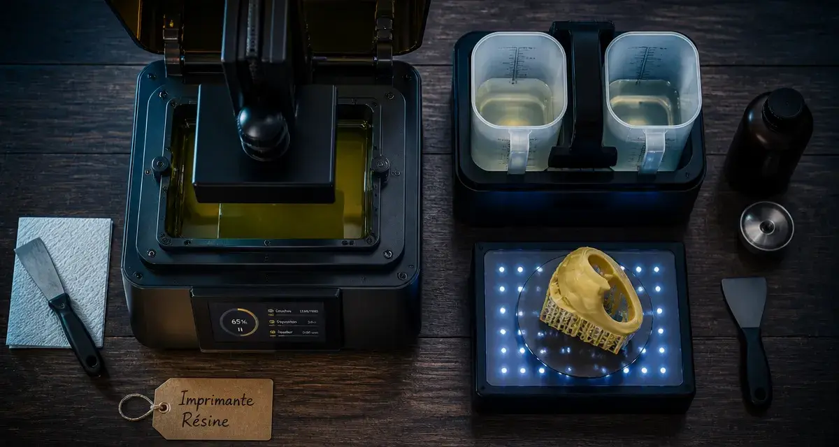 Imprimante 3D résine 16K : LCD ou DLP, précision