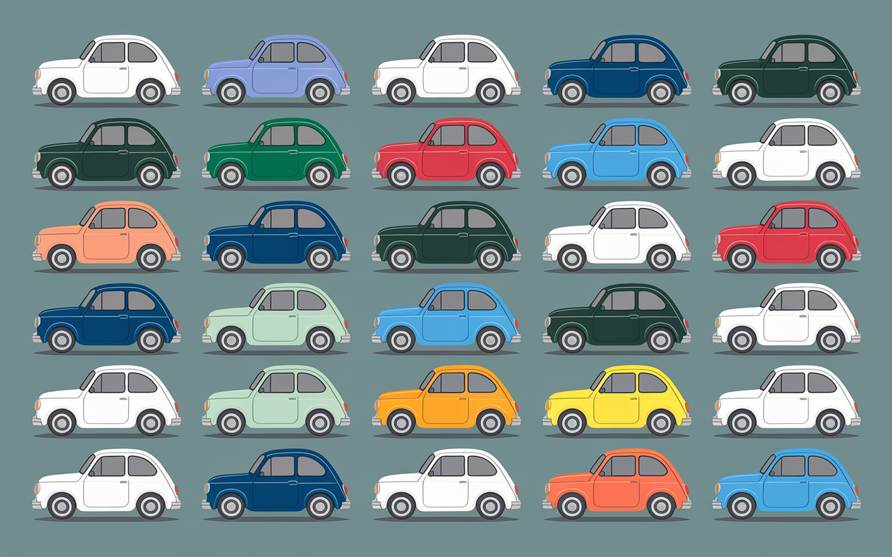 illustration marques voiture anglaise classique moderne