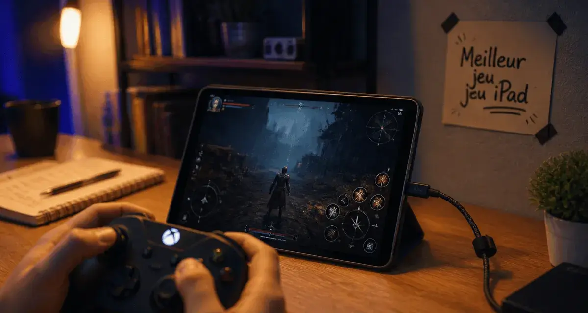 Meilleur jeu pour iPad : iPad et manette, console de salon