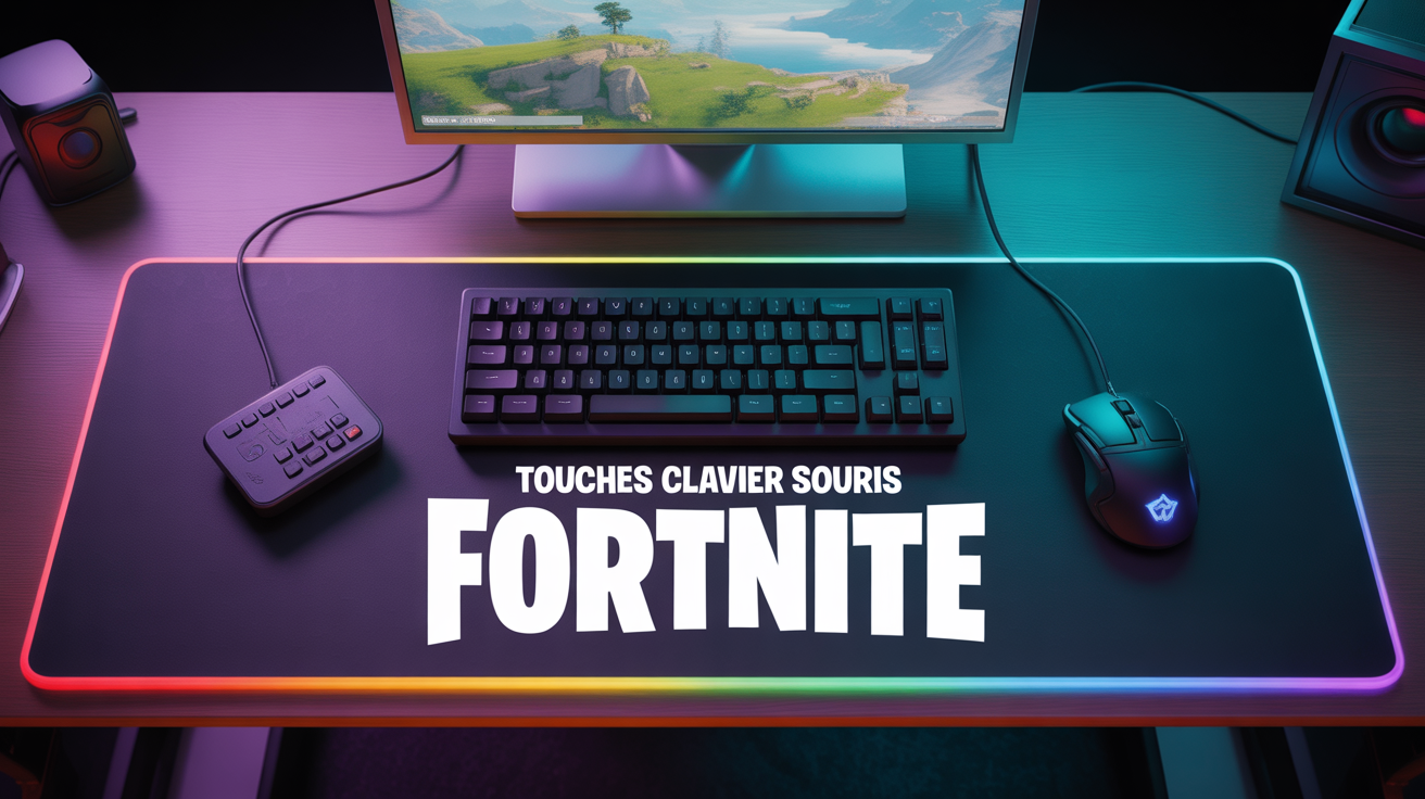 meilleur touches clavier souris fortnite sur bureau rgb