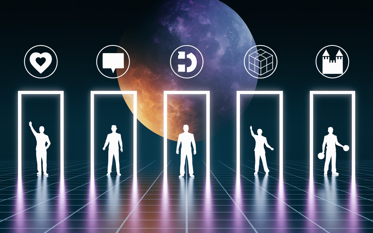 nouveau mmo cinq portails joueurs futuriste 2026