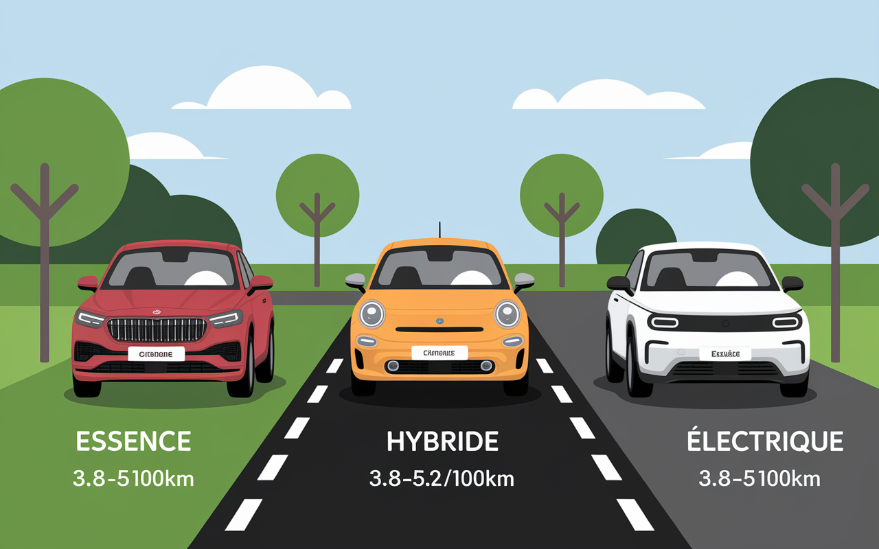essence hybride electrique quelle voiture choisir quand on roule peu