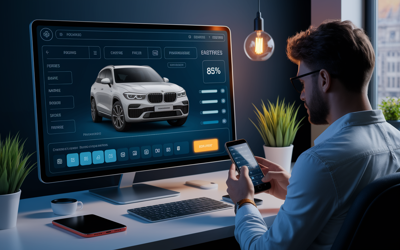 interface gestion voiture forza horizon 5 smartphone