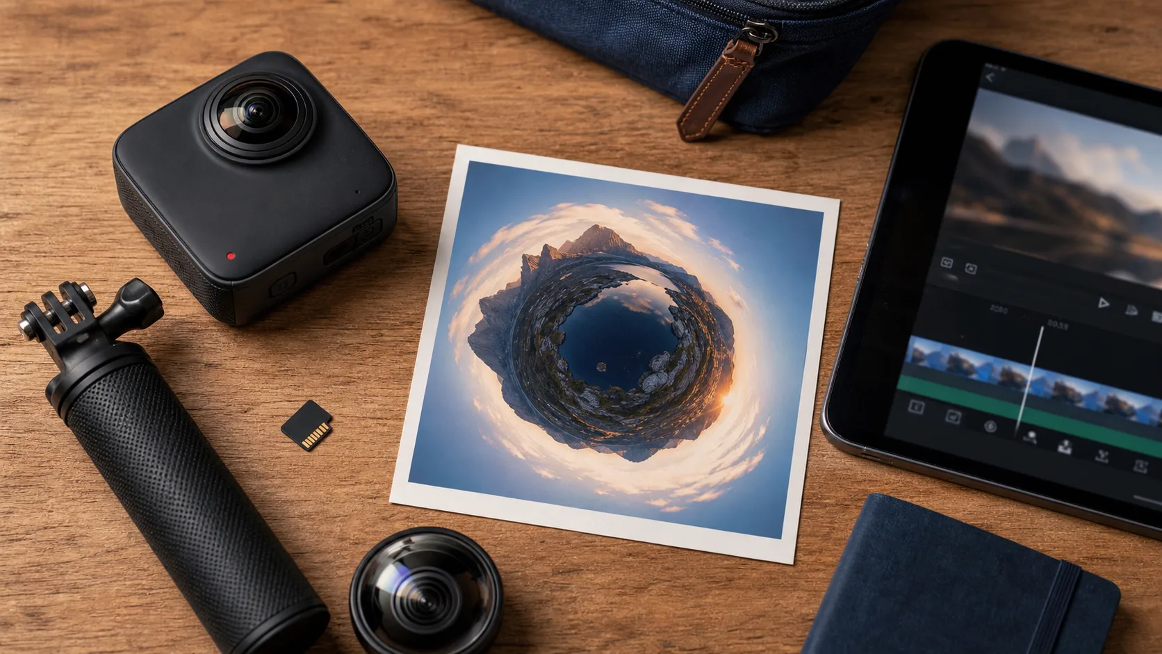 Camera gopro 360 5,6K : mode HERO et limites à connaître