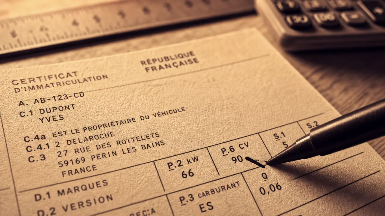 Combien de chevaux a ma voiture : lire la puissance kW et CV sur la carte grise