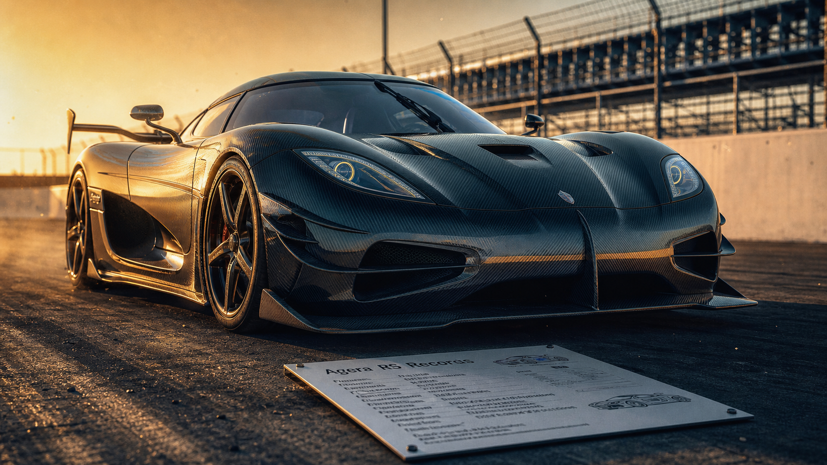 Koenigsegg Agera RS, record aérodynamique et 447 km/h sur piste
