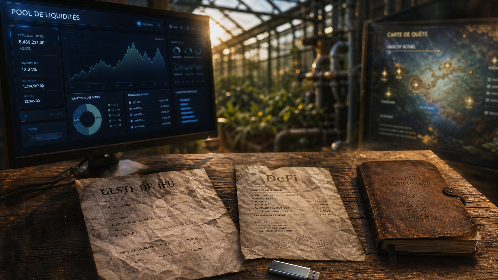 Le farming : répétition en jeu et rendement DeFi