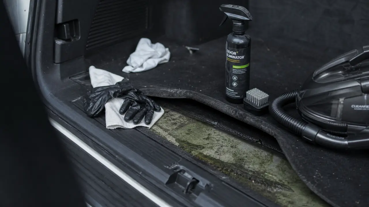Moisissure voiture : taches humides nettoyées dans l’habitacle