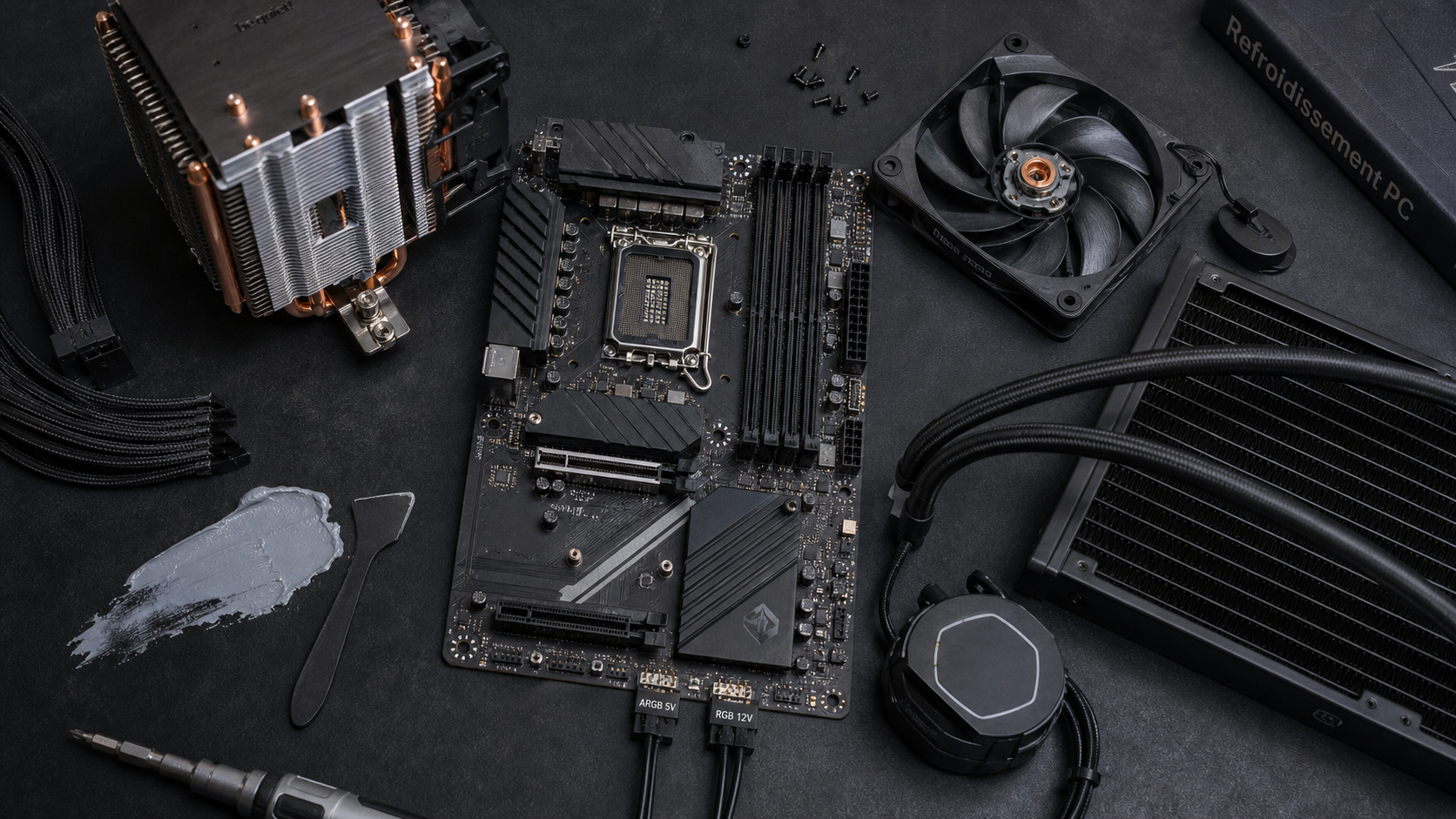 Refroidisseur pc gamer : éviter erreurs RGB/ARGB et bruit