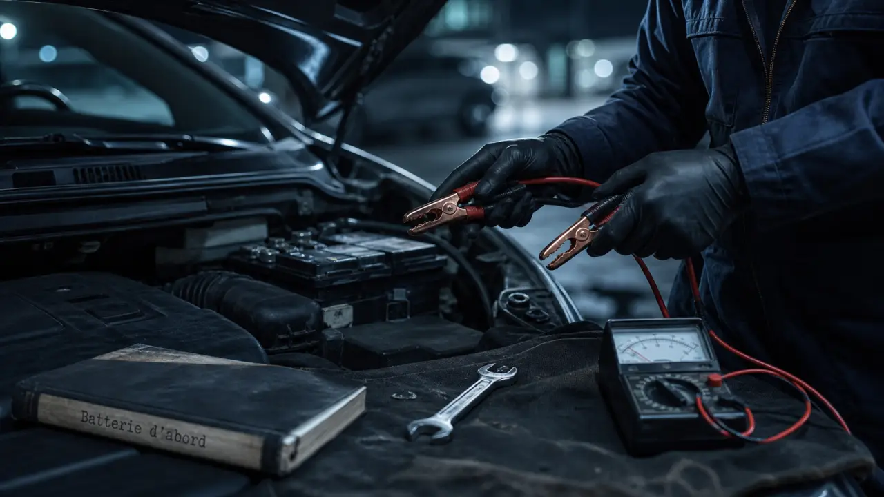 Voiture ne demarre plus : batterie et cables de demarrage