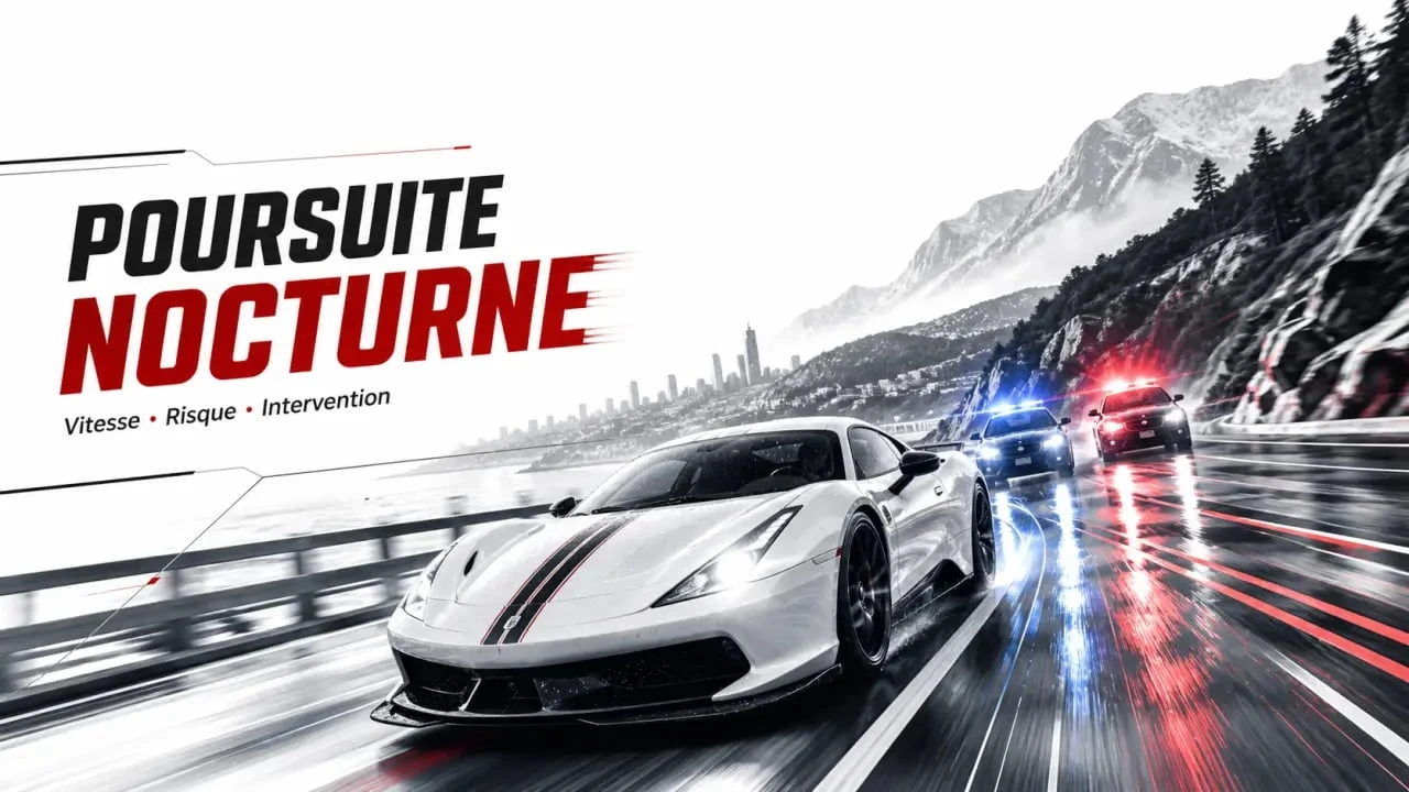 Need for Speed: Rivals, course-poursuite nocturne entre pilote et police dans Redview County