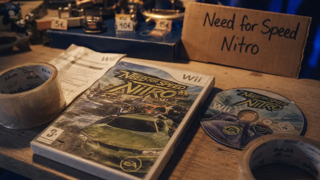 Need for speed wi : jaquette Wii et disque d’occasion Need for Speed Nitro