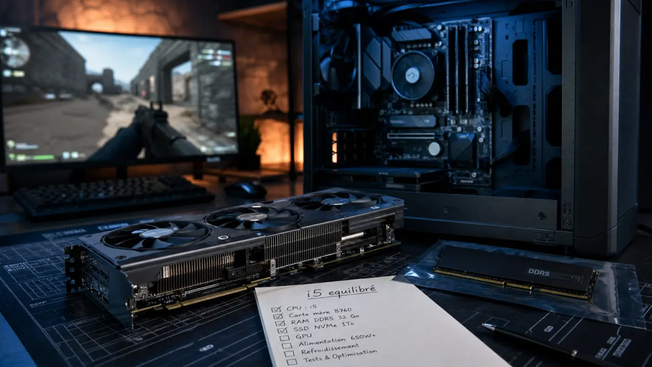 pc gaming i5 équilibré pour 1080p et 1440p